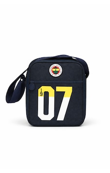 Fenerbahçe Lisanslı 1907 Baskı Detaylı Lacivert Beslenme Çantası - Çift Bölmeli Su İtici Kumaşlı Fenerbahçe Lisanslı 1907 Baskı Detaylı Lacivert Beslenme Çantası - Çift Bölmeli Su İtici Kumaşlı