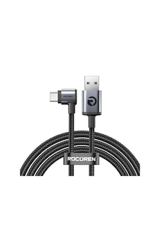 Rocoren Usb-a To Type-c 90 3a Hızlı Şarj Ve Data Kablosu 50 Cm Rocoren Usb-a To Type-c 90 3a Hızlı Şarj Ve Data Kablosu 50 Cm
