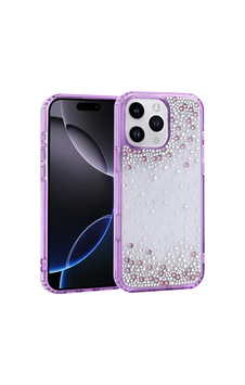 Teleplus iPhone Uyumlu 16 Pro Max Kılıf Darbe Korumalı Pera Damla Taşlı Silikon Teleplus iPhone Uyumlu 16 Pro Max Kılıf Darbe Korumalı Pera Damla Taşlı Silikon