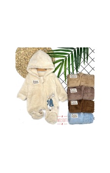 Veraura Lifestyle 3-6-9-12 Ay Rabbit Tavşan Nakışlı Fermuar Kapamalı Patikli Tüylü Erkek Bebek Tulumu Kahverengi Veraura Lifestyle 3-6-9-12 Ay Rabbit Tavşan Nakışlı Fermuar Kapamalı Patikli Tüylü Erkek Bebek Tulumu Kahverengi