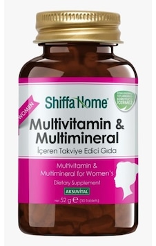 Shiffa Home Kadınlar İçin Multivitamin & Multimineral 30 Tablet Shiffa Home Kadınlar İçin Multivitamin & Multimineral 30 Tablet
