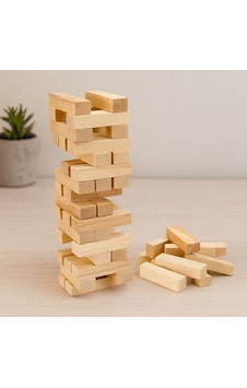 Ahşap Denge Oyunu 54 Parça Jenga Ahşap Denge Oyunu 54 Parça Jenga