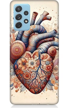 Samsung Galaxy A52 Uyumlu Çiçekli Kalpte Sevgi Desenli Silikon Kılıf Çok Renkli Samsung Galaxy A52 Uyumlu Çiçekli Kalpte Sevgi Desenli Silikon Kılıf Çok Renkli