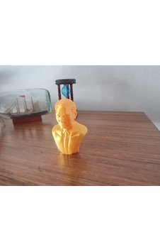 Gazi Mustafa Kemal Atatürk Büstü Heykeli Mini Büst 7cm Gold Renk 7 CM