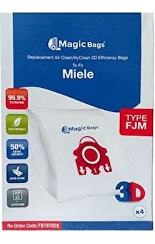 Miele Uyumlu Classic C1 Powerline Kutulu Toz Torbası 4 Lü Miele Uyumlu Classic C1 Powerline Kutulu Toz Torbası 4 Lü