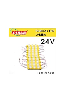 Ahmet Otomotiv Parmak Lamba Seti 3 Ledli Soft Sarı Renk 24v