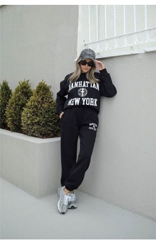Esas Kadın Manhattan New York Baskılı Regular/normal Kalıp 3 İp Şardonlu Kadın Alt Üst Eşofman Takımı Rsatk036 Çok Renkli Esas Kadın Manhattan New York Baskılı Regular/normal Kalıp 3 İp Şardonlu Kadın Alt Üst Eşofman Takımı Rsatk036 Çok Renkli