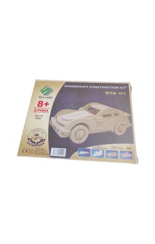Sea-land Woodcraft P-911 Porsche Ahşap 3d Maket Araba Yapım Seti 42 Parça 8+ Yaş