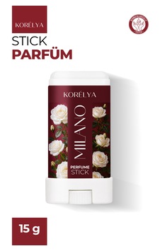 Stick Katı Parfüm Milano Beyaz Gül 15 G Çiçeksi Katı Parfüm