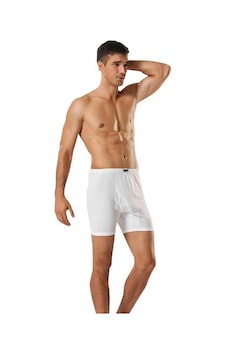 6 Adet Tutku Penye Boxer Erkek Boxer Beyaz 6 Adet Tutku Penye Boxer Erkek Boxer Beyaz