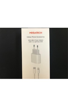 Megatech 20w Usb-c Power Adaptör+usb-c To Lightning Kablo Megatech 20w Usb-c Power Adaptör+usb-c To Lightning Kablo