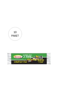 J-500 Jumbo Boy Çöp Torbası 80 X 110 Cm 10 Lu Rulo X 10 Paket 100 Adet Siyah J-500 Jumbo Boy Çöp Torbası 80 X 110 Cm 10 Lu Rulo X 10 Paket 100 Adet Siyah