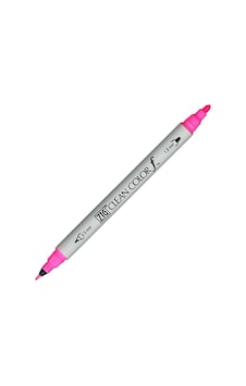 Clean Color F Tcs-6000t 003 Fl Pink Çift Taraflı Kalem Karışık, Çok Renkli