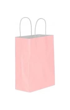 Kraft Çanta Pembe 31X12X41 Büyük 25 Li