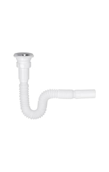 Tema Magic Flex Körüklü Lavabo Sifonu Beyaz Tema Magic Flex Körüklü Lavabo Sifonu Beyaz