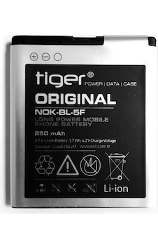 Tiger Nokia Bl-5F Batarya 850 Mah Tiger Nokia Bl-5F Batarya 850 Mah