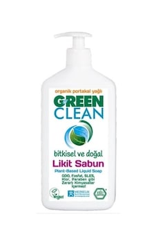 U Green Clean Organik Portakal Yağlı Bitkisel Likit Sabun 500 ML U Green Clean Organik Portakal Yağlı Bitkisel Likit Sabun 500 ML