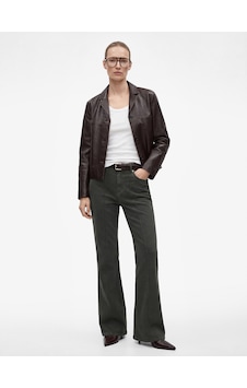 Koton Pamuklu Cepli Düğmeli Dar Kesim İspanyol Paça Denim Pantolon - Flare Jeans Haki 6sal40057mw Haki Koton Pamuklu Cepli Düğmeli Dar Kesim İspanyol Paça Denim Pantolon - Flare Jeans Haki 6sal40057mw Haki