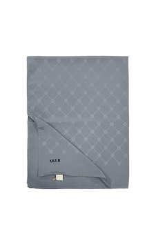 Aker Monogram Şal - Koyu Gri 973 Aker Monogram Şal - Koyu Gri 973