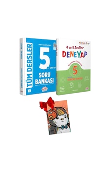 5. Sınıf Vıp Tüm Dersler Soru Bankası & 4-5. Sınıf Deneyap Tamamı Çözümlü 5 Deneme Sınavı