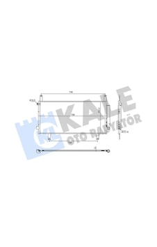 Klıma Radyatoru Kurutuculu Honda Cr-v 1.5 Vtec 18 756x352x12 Klıma Radyatoru Kurutuculu Honda Cr-v 1.5 Vtec 18 756x352x12