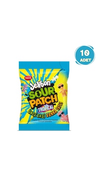 Kent Jelibon Sour Patch Tropikal Meyve Aromalı Yumuşak Şekerleme 10 x 160 G Kent Jelibon Sour Patch Tropikal Meyve Aromalı Yumuşak Şekerleme 10 x 160 G