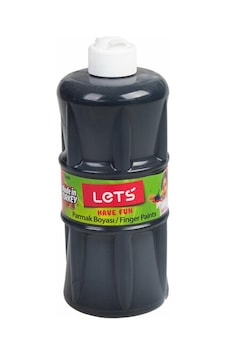 Lets Parmak Boyası 500ml Siyah L-5009 1591 Lets Parmak Boyası 500ml Siyah L-5009 1591