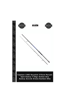 Captain 1382 Royalist 275cm Parçalı Spin Kamış 7-54gr Action Atış Kamışı Avcılık Ürünü Karbon Olta Standart Captain 1382 Royalist 275cm Parçalı Spin Kamış 7-54gr Action Atış Kamışı Avcılık Ürünü Karbon Olta Standart