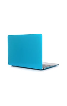 Apple Uyumlu MacBook Air M2 M3 M4 13.6 A2681 A3113 A3240 Kristal Şeffaf Kılıf Kapak Koruma Mavi Açık