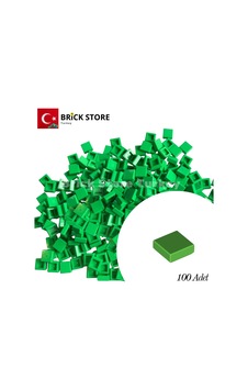 Yedek Parçalar, 100 Adet 1x1 Tile Düz Fayans Parçası, Açık Yeşil Bright Green , 3070 Yedek Parçalar, 100 Adet 1x1 Tile Düz Fayans Parçası, Açık Yeşil Bright Green , 3070