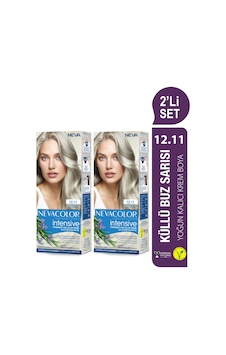 Intensıve 2'li Set 12.11 Küllü Buz Sarısı Kalıcı Krem Saç Boyası Seti Intensıve 2'li Set 12.11 Küllü Buz Sarısı Kalıcı Krem Saç Boyası Seti