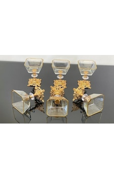Alfafe Home 2 Li Metal Döküm Ayak Detaylı Magnolia-kase-dondurmalık-şekerlik Gold Alfafe Home 2 Li Metal Döküm Ayak Detaylı Magnolia-kase-dondurmalık-şekerlik Gold