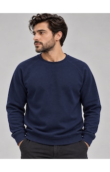 We&me Erkek Pike Kumaş Reglan Kol Bisiklet Yaka Regular Fit Sweatshirt Lacivert We&me Erkek Pike Kumaş Reglan Kol Bisiklet Yaka Regular Fit Sweatshirt Lacivert
