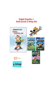 Kedi Çocuk 3 Kitap Set Ve Soğuk Espriler , Kedi Çocuk Çizgi Roman Kulübü Seti, Toplam 4 Kitap Kedi Çocuk 3 Kitap Set Ve Soğuk Espriler , Kedi Çocuk Çizgi Roman Kulübü Seti, Toplam 4 Kitap