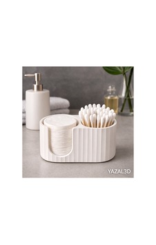 Pamuk Ve Kulak Çubuğu Organizeri, Banyo Düzenleyici Pamukluk Beyaz - 855339399 Beyaz Pamuk Ve Kulak Çubuğu Organizeri, Banyo Düzenleyici Pamukluk Beyaz - 855339399 Beyaz