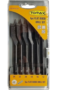 Yaprak Ahşap Matkap Ucu Takımı 12-24 Mm - 6 Parçalı Yaprak Ahşap Matkap Ucu Takımı 12-24 Mm - 6 Parçalı