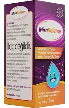 Mirabalance Probiyotik Damla 5 ML Mirabalance Probiyotik Damla 5 ML