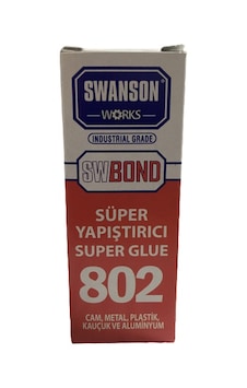 Swanson Works 802 Süper Japon Yapıştırıcı 20 G Swanson Works 802 Süper Japon Yapıştırıcı 20 G