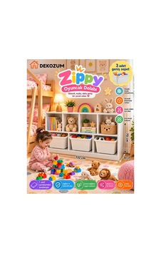 Zippy 3 Sepetli Oyuncak Dolabı Çocuk Odası Kitaplık Çok Amaçlı Oyuncak Düzenleyici Raf Oyuncak Box Beyaz Beyaz Zippy 3 Sepetli Oyuncak Dolabı Çocuk Odası Kitaplık Çok Amaçlı Oyuncak Düzenleyici Raf Oyuncak Box Beyaz Beyaz