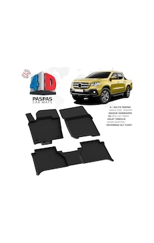 Mercedes X-class 4d Araca Özel Havuzlu Kauçuk Paspas 2017 Üzeri