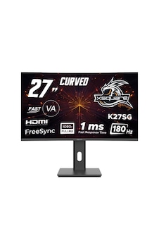 Dexim 27" Dmt008 Fhd 180hz 1ms Hdmı+dp K27sg Freesync Adaptive Sync Curved Va Gaming Pivot Monitör Dexim 27" Dmt008 Fhd 180hz 1ms Hdmı+dp K27sg Freesync Adaptive Sync Curved Va Gaming Pivot Monitör