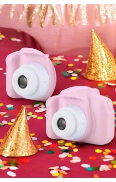 Çocuklara Özel Dijital Fotoğraf Makinesi Mini 1080p Hd Kaliteli Pembe