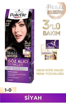 Palette Göz Alıcı Renkler Saç Boyası 1 - 0 Siyah (531763709) Palette Göz Alıcı Renkler Saç Boyası 1 - 0 Siyah (531763709)