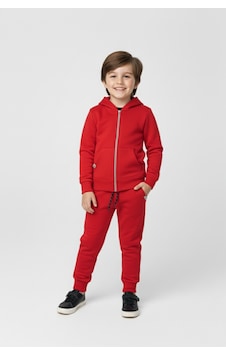 Mnk Baby & Kids Erkek Çocuk Fermuar Kapamalı Kapüşonlu Mevsimlik Eşofman Takımı M00765 KIrmızı Mnk Baby & Kids Erkek Çocuk Fermuar Kapamalı Kapüşonlu Mevsimlik Eşofman Takımı M00765 KIrmızı