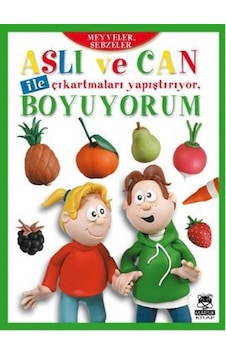 Aslı Ve Can İle Çıkartmaları Yapıştırıyor, Boyuyorum - Meyveler, Sebzeler Aslı Ve Can İle Çıkartmaları Yapıştırıyor, Boyuyorum - Meyveler, Sebzeler