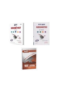 2027 Limit Ayt Edebiyat + Geometri Tyt El Kitabı + Anla Kazan Paragraf Deneme 3'lü Set 2027 Limit Ayt Edebiyat + Geometri Tyt El Kitabı + Anla Kazan Paragraf Deneme 3'lü Set