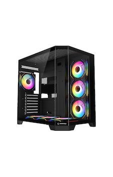 Rampage Mega V1 Siyah Argb Tempered Glass 850w 80+ Bronze Usb 3.0 Atx Mid Tower Kasa Rampage Mega V1 Siyah Argb Tempered Glass 850w 80+ Bronze Usb 3.0 Atx Mid Tower Kasa
