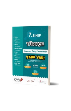 7. Sınıf Türkçe Kazanım Takip Denemeleri - KVA Yayınları 7. Sınıf Türkçe Kazanım Takip Denemeleri - KVA Yayınları