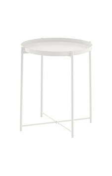 Tepsili Sehpa. Yuvarlak Beyaz Renk Ikea Çıkarılabilir Tepsi - Mod Tepsili Sehpa. Yuvarlak Beyaz Renk Ikea Çıkarılabilir Tepsi - Mod