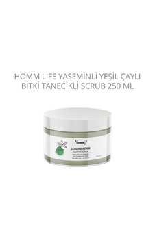 Yaseminli Yeşil Çaylı Bitki Tanecikli Scrub Yaseminli Yeşil Çaylı Bitki Tanecikli Scrub